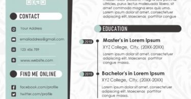 Advice for Writing a good CV and Examples